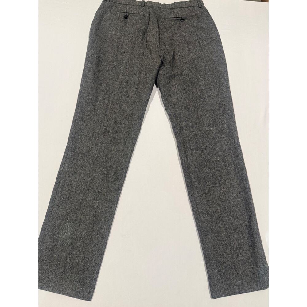Banana Republic mens tailored slim fit dress pants 33x34 gray Poly Wool - Picture 2 of 10